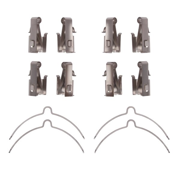 Dynamic Friction Co Disc Brake Hardware Kit, High Heat Resistance, , Front 340-54044